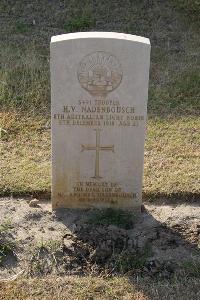 Ismailia War Memorial Cemetery - Nadenbousch, Herbert Victor